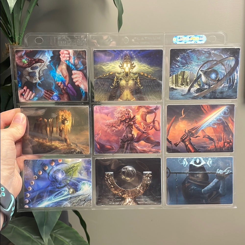 Magic: The Gathering (MTG) Fantasy Art Trading Card Set (9)